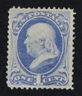 CKStamps: US Stamps Collection Scott#145 1c Franklin Unused Regum