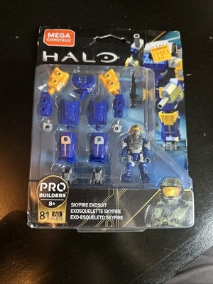 SKYFIRE EXOSUIT mega construx HALO NEW bloks pro builders blue