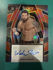 2024 Panini Select WWE Signature Selections Wade Barrett Red Auto /99