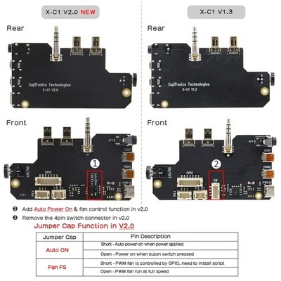 NASPi V2.0 2.5'' SATA HDD/SSD Kit for Raspberry Pi 4//