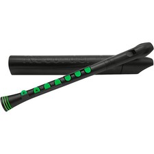 Nuvo Recorder Baroque Fingering with Hard Case BlackGreen