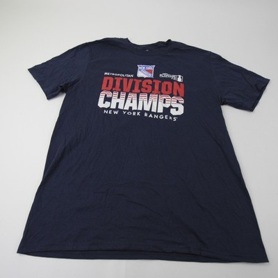  New York Rangers Fanatics NHL Pro Authentics Short Sleeve Shirt Men's Used L