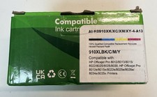 4 PK 910XL Ink Cartridge for HP OfficeJet Pro 8020 8025 8025e 8015 8015e 8035 e