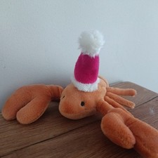 Jellycat Celebration Crustacean Lobster Christmas Santa Hat Prawn Seafood 