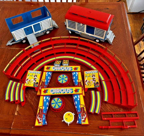 Vintage Playmobil Circus Arena (#3553) & Trailers - Replacement Parts