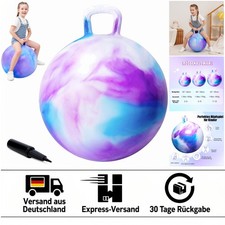 Lila Blauer 45cm Hüpfball, Rutschfest & Belastbar,  für Kinder 3-6 Jahre