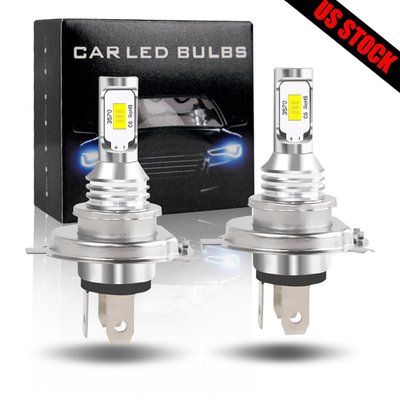#ad 9003 H4 LED Headlight Bulbs Kit 10000W 1000000LM Hi Lo Beam Super Bright White $13.99
