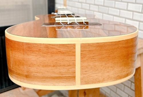 Alulu Solid Acacia Koa Tenor Ukulele Eagle inlaid HU805 - Picture 14 of 15