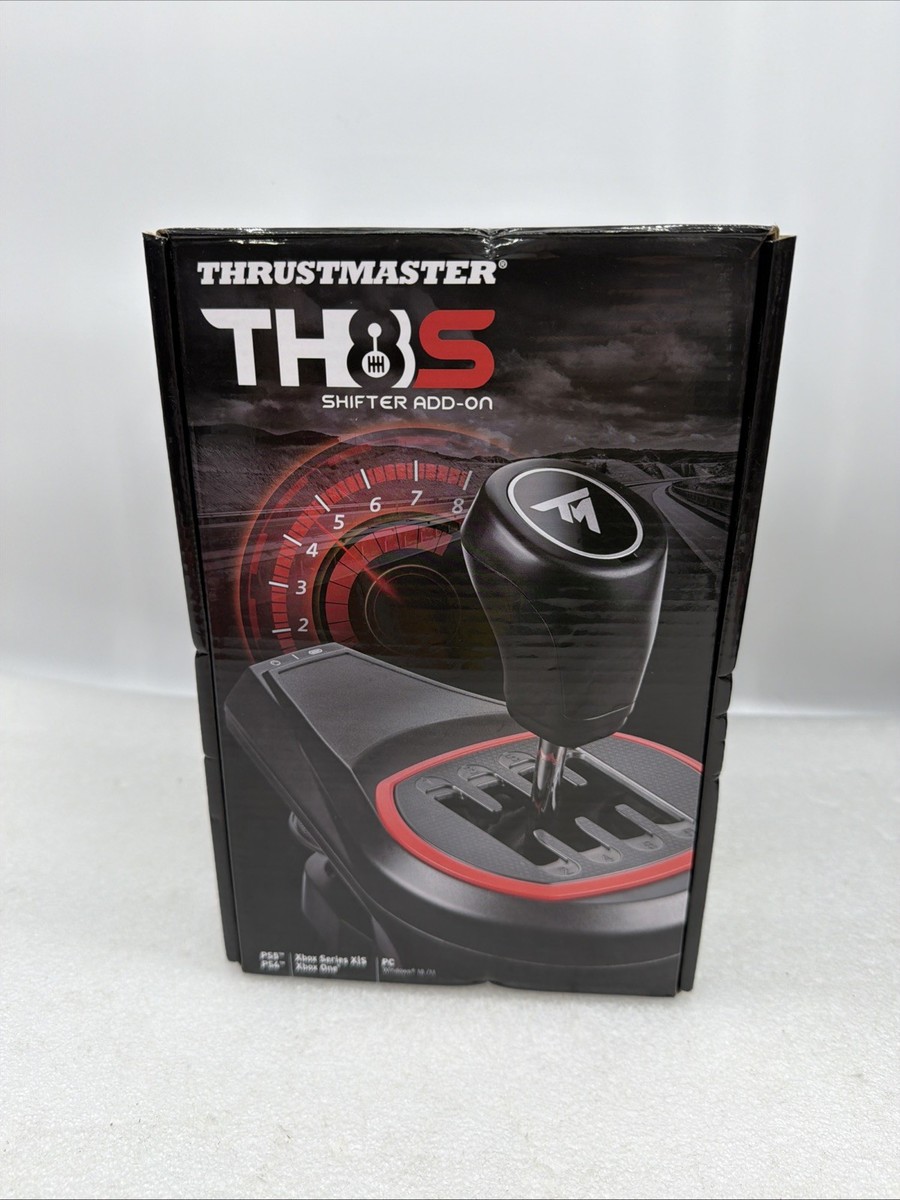 Thrustmaster - TH8S Shifter Add-On, 8-Gear Shifter for Racing