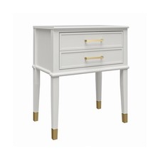 CosmoLiving by Cosmopolitan Westerleigh End Table, White