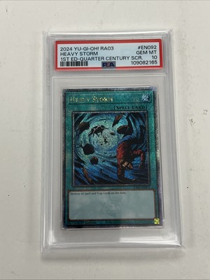 Heavy Storm (Quarter Century Secret Rare) RA03-EN092 Quarter