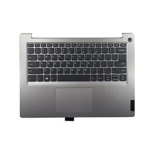 Palmrest For Lenovo Ideapad 3-14 14IML05 14IIL05 14ARE05 81WA Keyboard Silver US
