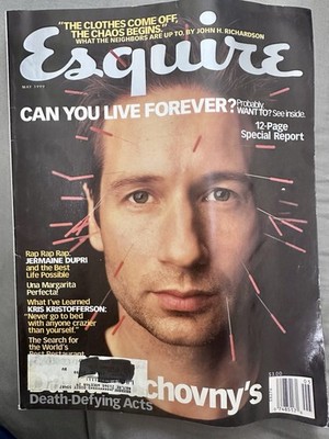 Esquire Magazine 1999 May DAVID DUCHOVNY'S DEATH DEFYING ACTS, JERMAINE DUPRI