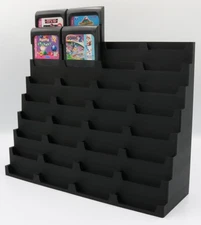 Sega Game Gear Display Stand Tower Holder for Cartridges - Holds 32 Games