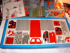 fischertechnik konvolut, Portalkran mit Containerwagen, OVP m. Anleitung (saeg)