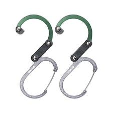 GEAR AID HEROCLIP Carabiner Clip and Hook Mini for Travel, Luggage, Purse and