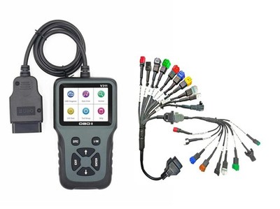 21-Pin Coplar Cable for BS6 & BS7 Bike Scanning with V311 OBD-II Scanner