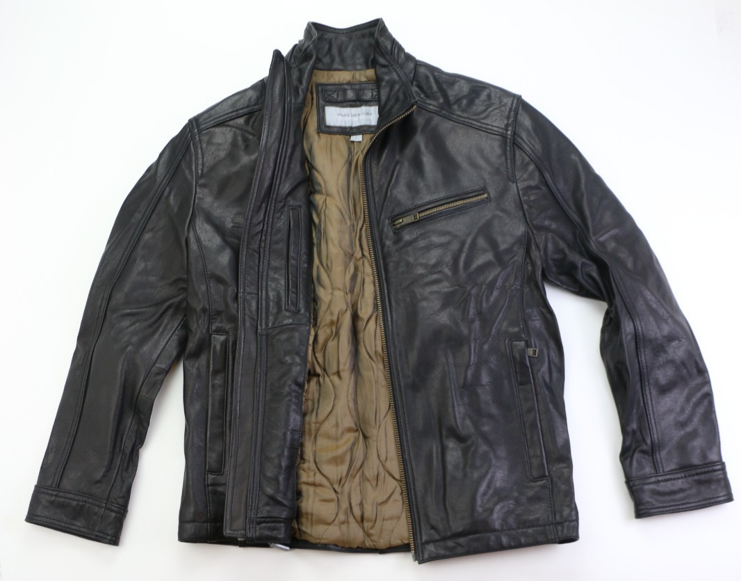 Andrew Marc New York 100% Leather Jacket Men's Size S Style
