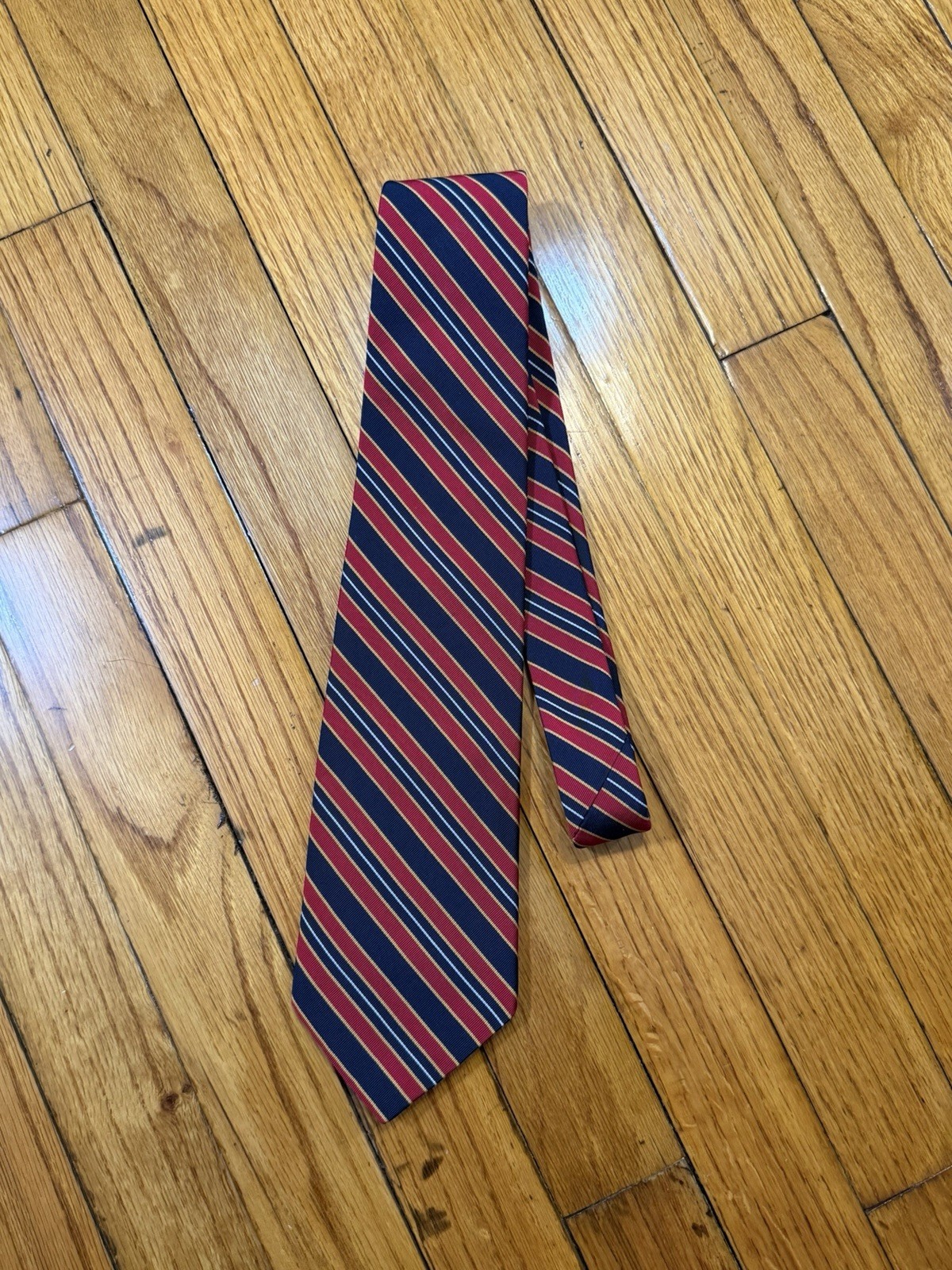 Robert Talbott Satel's Diagonal Striped Handsewn … - image 2