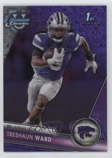 2023 Bowman U Chrome Purple Mini-Diamond Refractor 21/399 Treshaun Ward #3 1as3