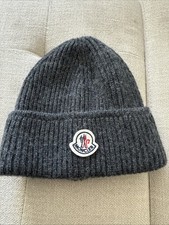 Moncler Beanie Grey Very Good Condition New Without Tags
