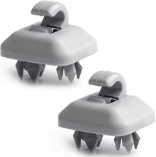 FIT FORD X2 SUN VISOR GREY CLIP HOLDER HOOK BRACKET HANGER REPLACEMENT