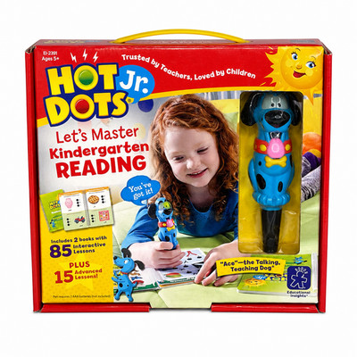 Hot Dots Jr Let s Master Kindergarten Reading Ace Pen Set Tested Educational