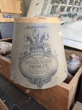 Antique Philipp Neubauer Berlin Hat Box Unter den Linden Cloth Covered Millinery