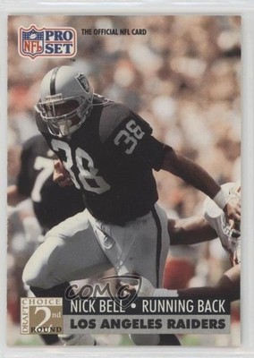 1991 Pro Set 2nd Round Draft Choice Nick Bell #772 Rookie RC 0il7