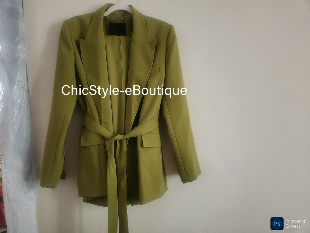 ジャケット・アウター JUHA BELTED OVER COAT green 20AW Handmade Green Wool Coat – Long Double-Breasted Winter Overcoat