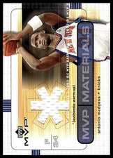 2003-04 Upper Deck MVP / Antonio McDyess GAME-USED PATCH RELIC