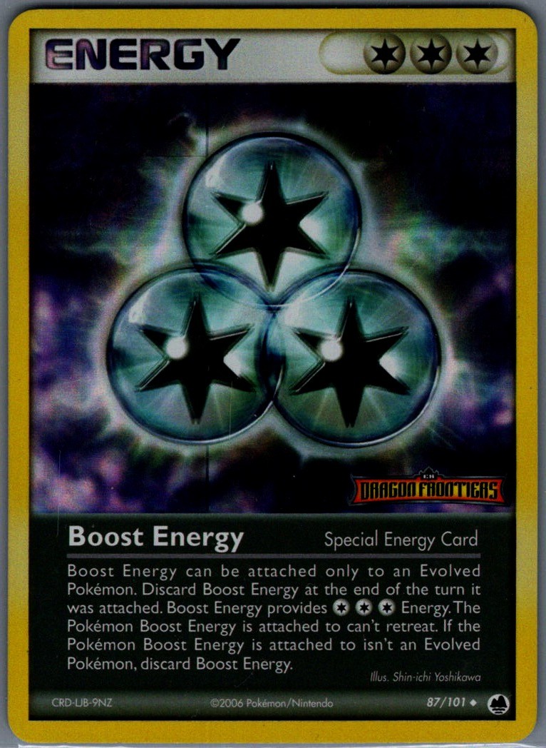 Boost Energy Reverse Holo Uncommon Dragon Frontiers 87/101 NM
