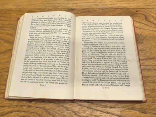 Cimarron ~ Classic Western ~ Edna Ferber 1930 Grosset & Dunlap Hardcover - Picture 6 of 7
