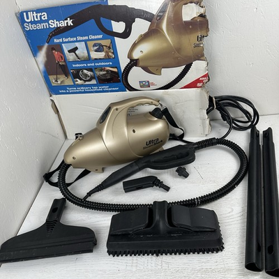 #ad Euro Pro Ultra Steam Shark Hard Surface Cleaner With Accessories Works Great $72.99