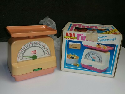 VINTAGE PIKO SPIELWAREN SCALE BALANCE TOY GERMANY GDR DDR 70s ORIGINAL BOX WORKS
