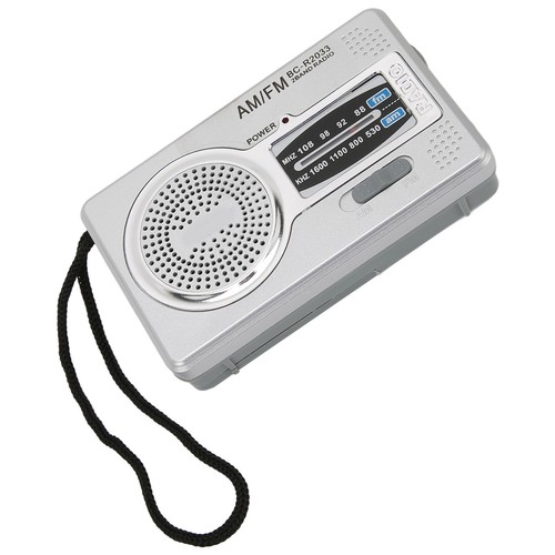 Pocket Radio AM FM Portable Transistor Radio Battery Operated Compact - Picture 11 of 12