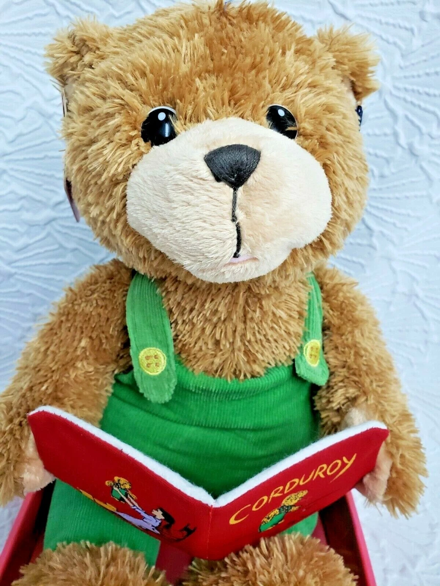 Corduroy top bear plush