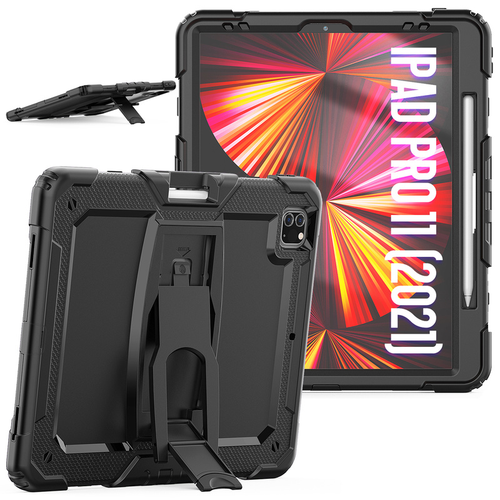 Heavy Duty Shockproof Rugged Stand Case Cover For iPad Pro 11" 12.9" 2021 2020 - Picture 62 of 125