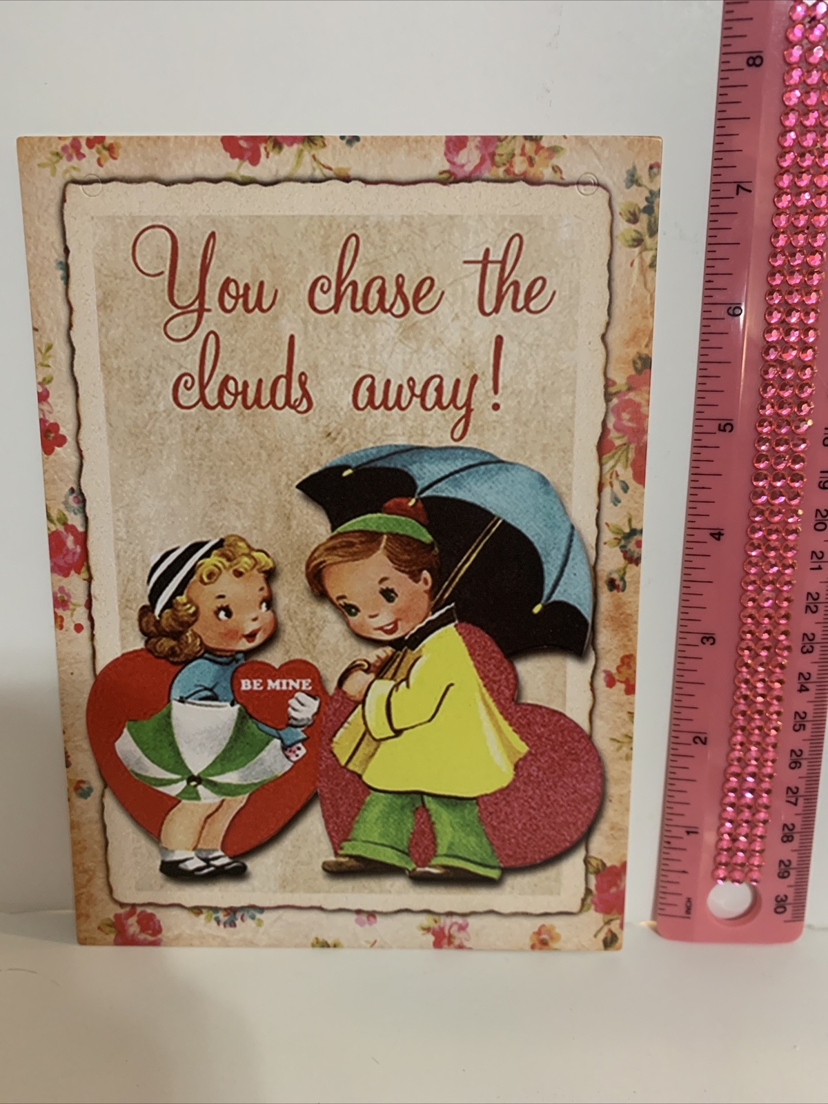 Valentine’s Day Decor VINTAGE STYLE Die Cut Cardboard 5 X 7” eBay