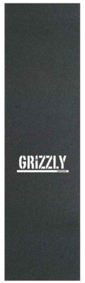 Grizzly Griptape - Tramp Stamp Black Grip / Skateboard Oldschool Cruiser Grip 9''