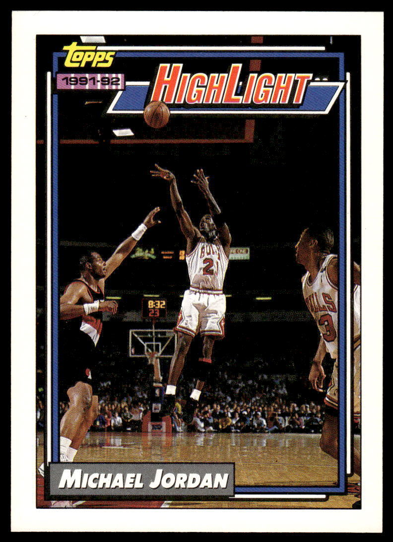 1992-93 Topps #3 Michael Jordan BASKETBALL Chicago Bulls