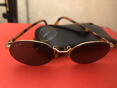 RAY-BAN W2188 Ntas Gold/Tort Sidestreet Oval Crosswalk Sunglasses