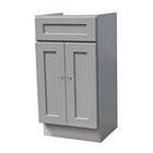 18 x 16 Shaker Gray Bathroom Vanity