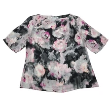 Liz Claiborne | Lightweight Floral Short Sleeve Top | Women's Size S