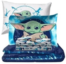 Star Wars the Mandalorian Kids Reversible Full Bed Set-W50016555565
