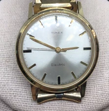 Vintage Mens Timex Electric Wrist Watch "As Is" W456