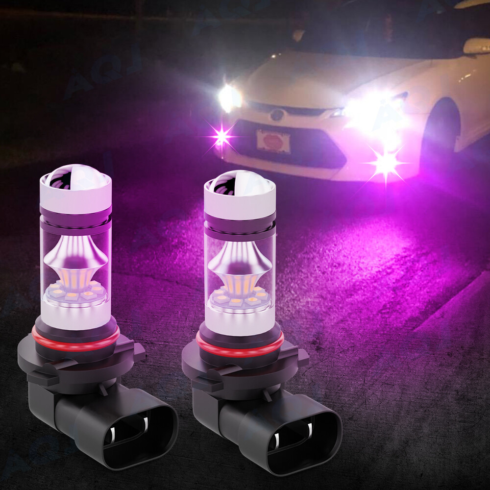 9005 Pink Purple LED Daytime Running DRL Bulb For 08-15 Honda
