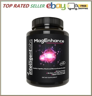 Intelligent Labs MagEnhance Magnesium Supplement, Magnesium-L-Threonate Compl...