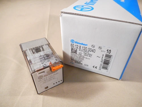 Finder Relay 60.12.8.120.0040 DPDT relay, 120VAC coil (NIB)