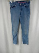 Place Super Skinny Adjustable Waist Zip Fly Blue Jeans Girls Sz 6X 7